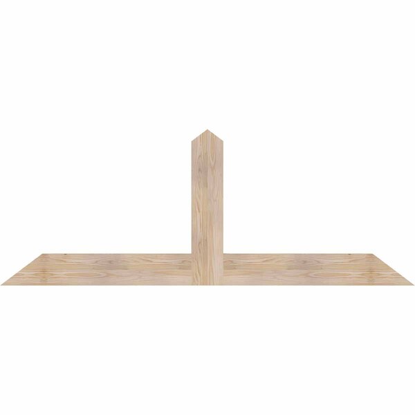 Ekena Millwork Portland Smooth Timber Gable Bracket, Douglas Fir, 72"W x 27"H x 1 1/2"D x 5 1/2"F, 9/12 Pitch GBW072X27X0206POR00SDF - main